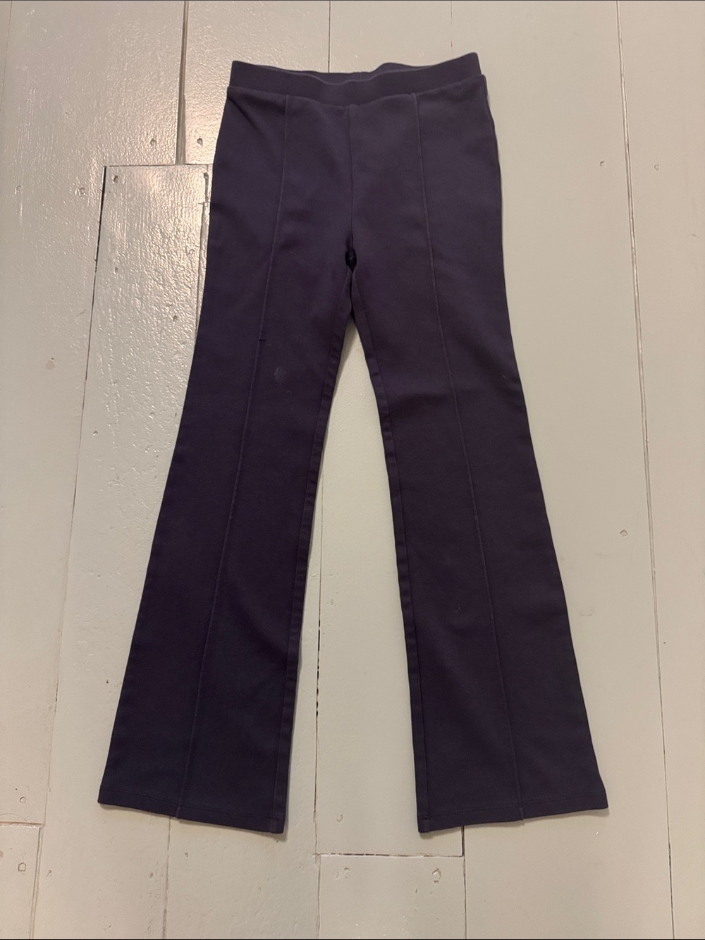 Crewcuts Girls Flare Seam-Front pant - Navy size 14
